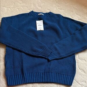 Zara Men's Blue Sweater